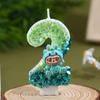 Trendy Cartoon Birthday Number Candles for Party Cake Decoration