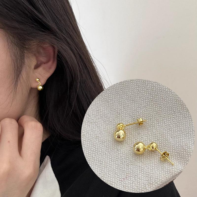 PANJBJ 925 Sterling Silver Bow Knot Earring for Women Texture Tassels Sweet Romantic Korean Jewelry Gift Dropshipping