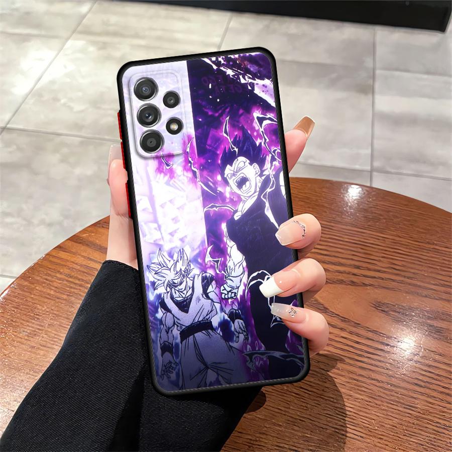 Case for Samsung Galaxy A14 A15 A16 A12 A05 A30 A70 Note 20 Ultra 10+ 9 8 A13 A50 A06 Back Phone Cover Dragon Ball Goku Vegeta