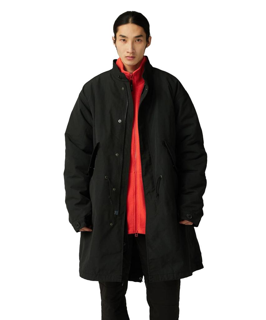 Snow Peak TAKIBI Ripstop Adjustable Fishtail Coat Outerwear Size M JK-25AU016, Jacket/Overcoat, Men's/Women's, Black,