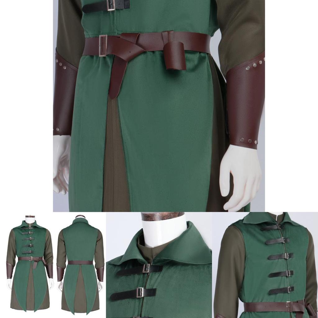 Der Herr der Ringe Cosplay Kostüm für Herren aus Polyesterstoff für Halloween und Renaissance-Veranstaltungen