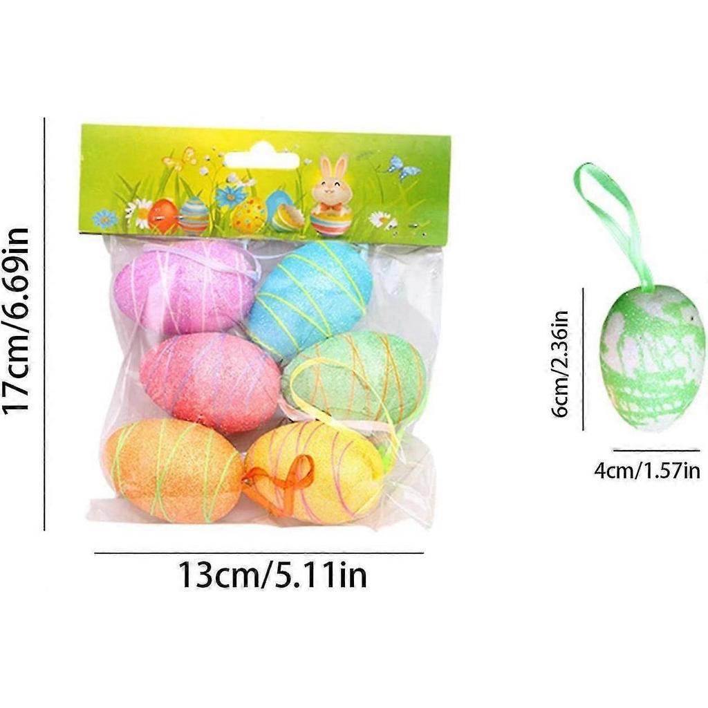 Easter Egg Ornaments, Colorful Easter Eggs Ornaments | Easter Egg