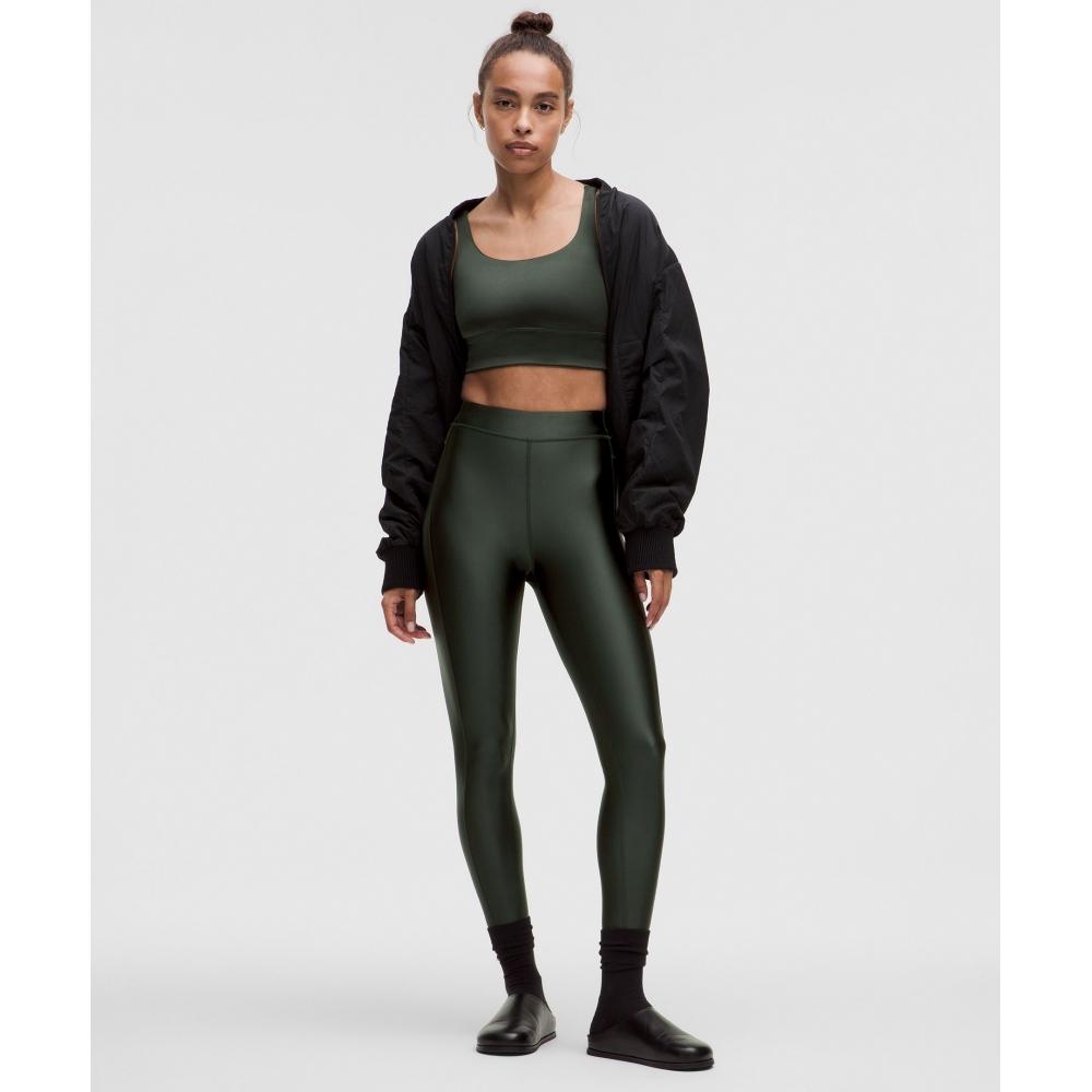 Lululemon Satin Shine High Rise Tight 25  Blackened Pine