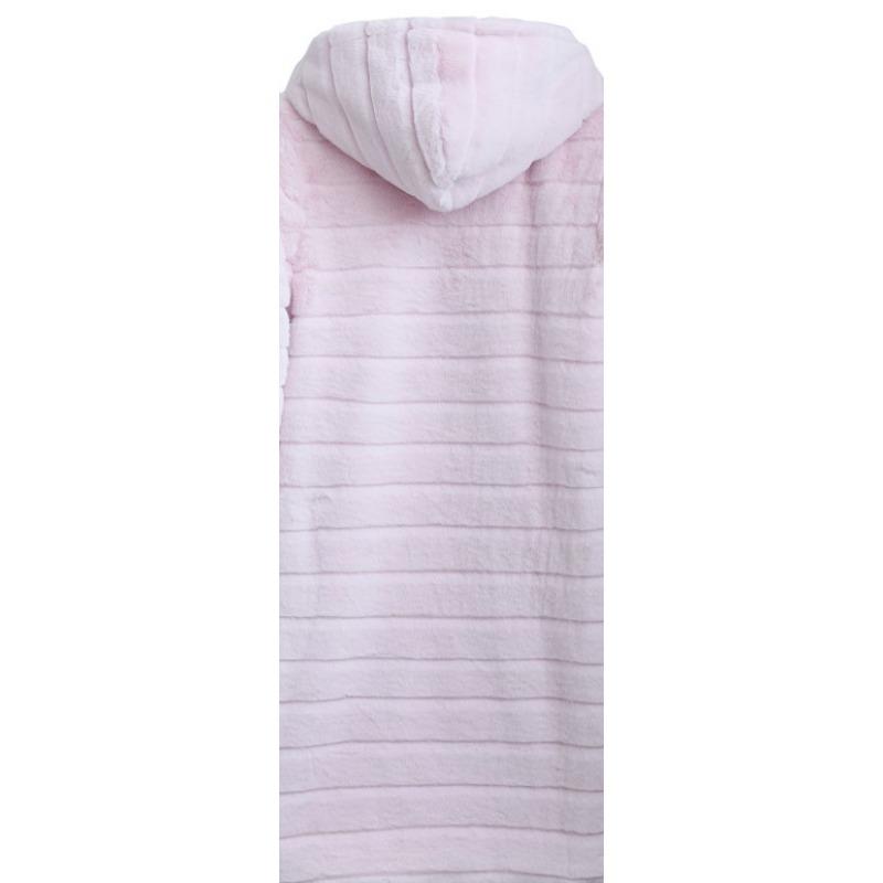 New Imitation Fur Hooded Vest Women's Plush Vest Autumn and Winter Warm Casual Fashion Hooded Long Vest