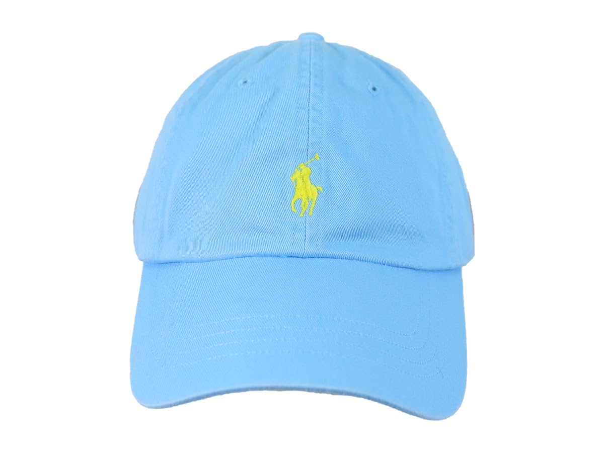 

(ПОЛО Ральф Лорен) POLO Ralph Lauren Мужская Женская Кепка с Вышивкой Логотипа Signature Pony 01080223 FRNCHTURQ [Б/У]