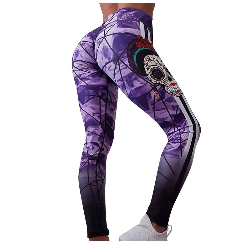 Women's Slim And Hip Lifting Printing Yoga Pants Leggings Pencil Pants