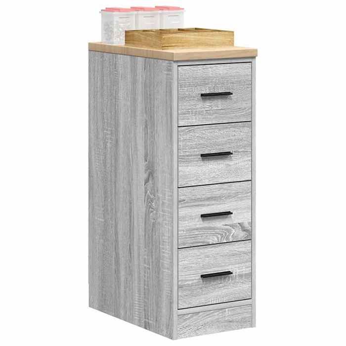 VidaXL Armoire de rangement de garage sonoma gris 30x51x85 cm bois pin, armoire, armoire à outils, armoire basse, armoire de 860585