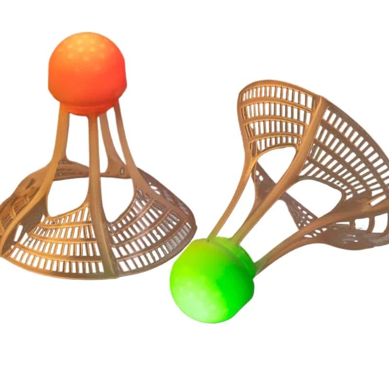 1 PC Glow-In-The-Dark Windproof Badminton Shuttlecock Ball Wind Resistance Training Accessoires Night Outdoor Sport Supplies