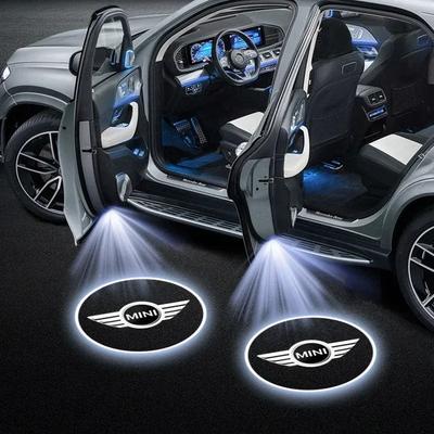 Car Door LED HD Welcome Courtesy Shadow Projector Lamp Light For Mini Cooper R53 R50 F54 F55 F56 F57 F60 R52 R55 R56 R57