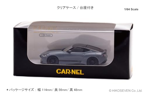 CARNEL 1/64 Scale Nissan Fairlady Z Version ST Customized Edition 2023 Stealth Gray/Super Black Finished Product