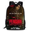 Penguin Backpack The Oxford Fabric School Bag Breathable Cushioned Straps Kids