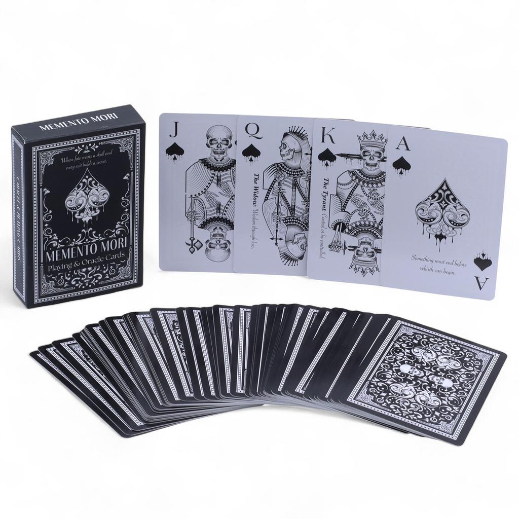 6x Memento Mori Gothic Playing & Oracle Cards