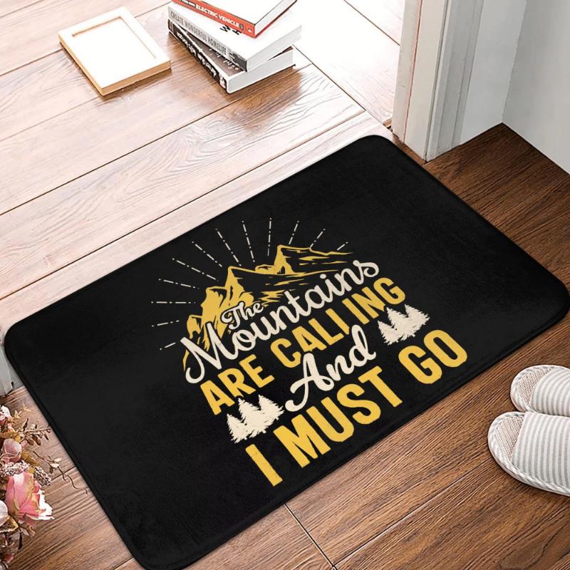 Whimsical Motorhome Adventure Print Mat, Durable Anti-Slip Doormat for Home Kitchen Bedroom Living Room Entrance Carpet