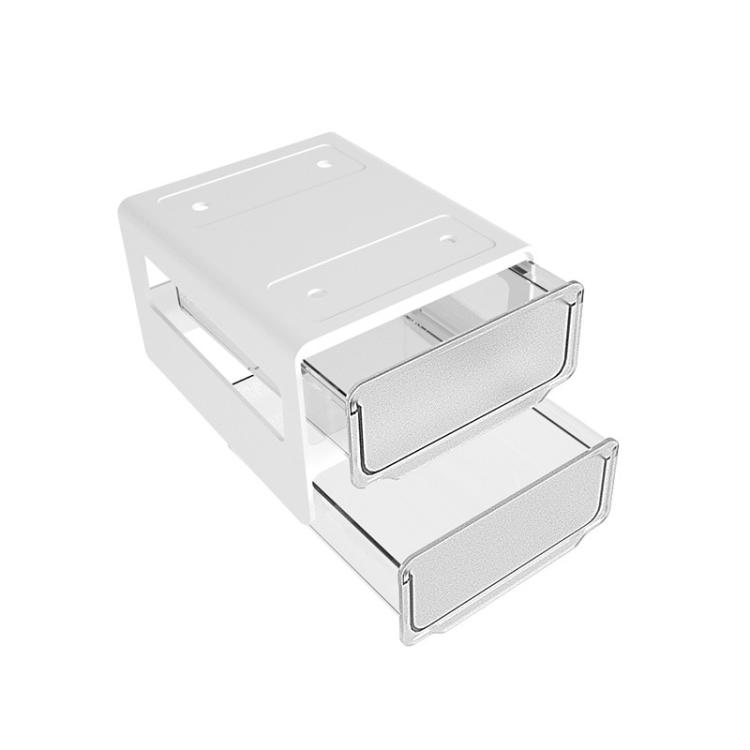 Hidden Under-Desk Drawer Storage Box Drill-Free Organizer Box