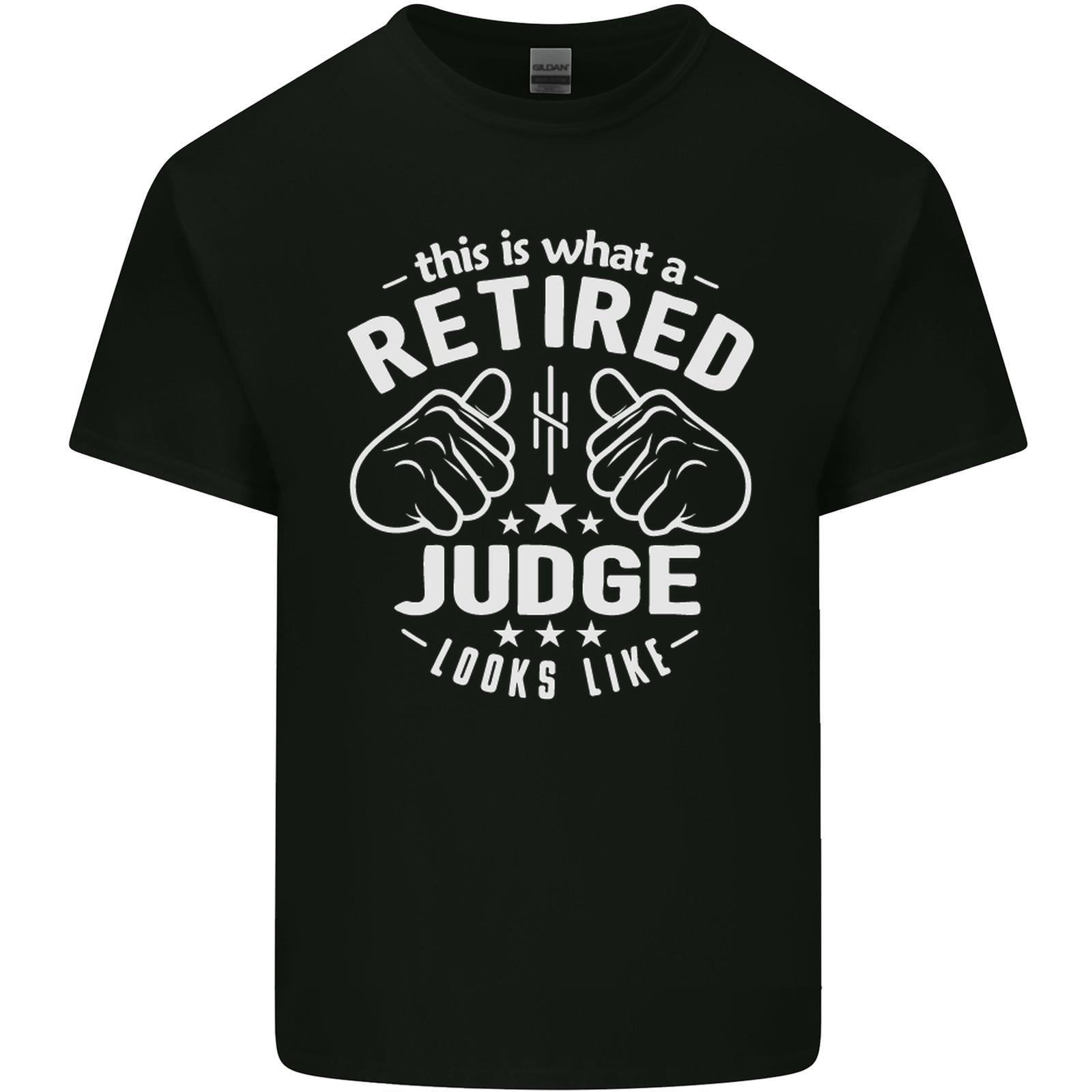 

This Is What a Retired Judge Looks Like Mens Light Cotton T-Shirt Mens Womens Tees Top S
