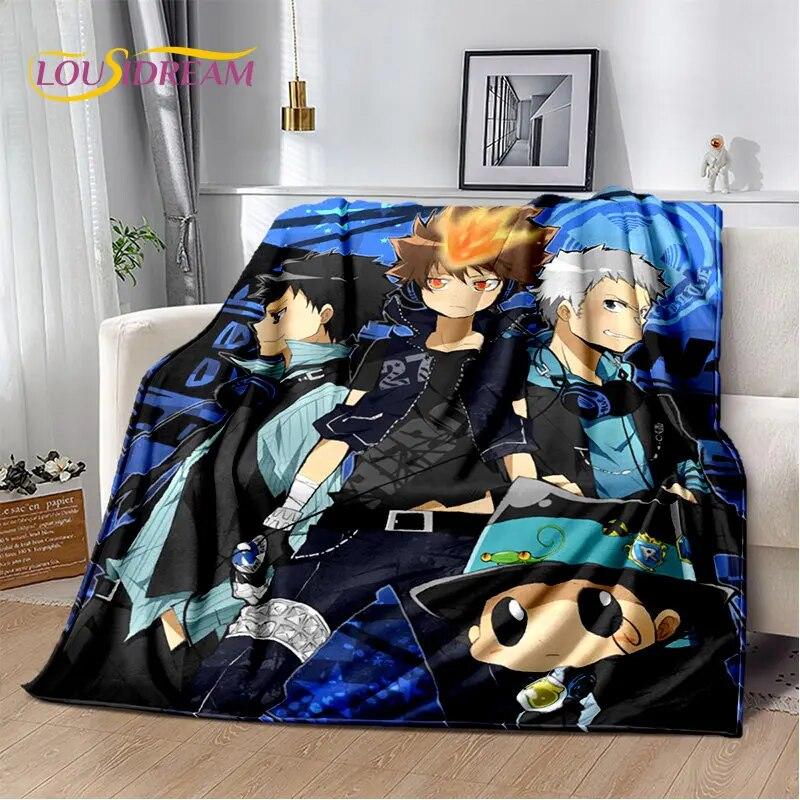Anime Teachers Hitman Reborn Soft Plush Blanket,Flannel Blanket Throw Blanket for Living Room Bedroom Bed Sofa Picnic Cover Kids