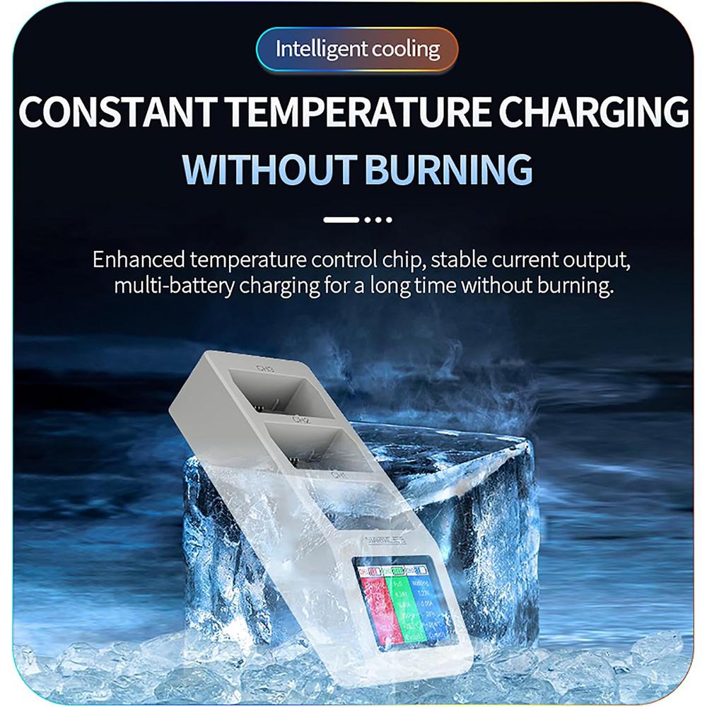 Mini 4 Pro Quick Charger 3pcs Battery Faster Charging Hub Housekeeper for DJI Mini 3 Pro Drone Accessories Charger LCD Screen