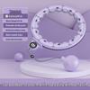Weighted Fitness Hula Hoop for Men and Women - Tones Abdomen, Shapes Waist, Reduces Fat, and Provides Massage.