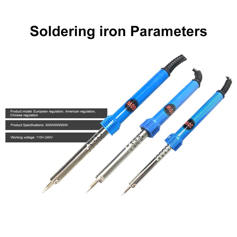 Electric Soldering Iron Household Soldering Pen Soldering Gun Repair Soldering Tool Soldering Iron Head 110V 220V 30W 40W 60W