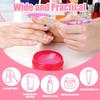 4 Pcs French Brush for Nails with Dotting Tool, Gel Acrylic Brush for Nail Detailed Designs, Two Way DIY Gel Nail Brushes Professional Manicure