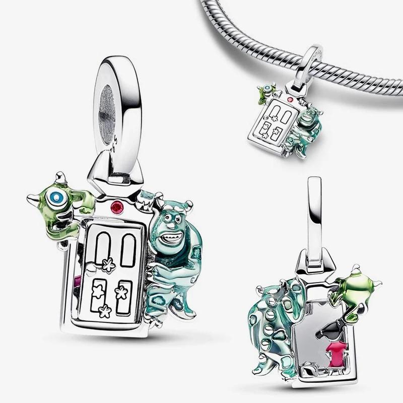 New In Charm  Cheshire Cat Charm Beads Suitable For Original Women Stitch Bracelet Necklace Pendant Jewelry Holiday Gifts