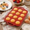 6-Cavity Silicone Cake Molds High Temperature Resistant Easy Release Molds  Home Kitchen Use