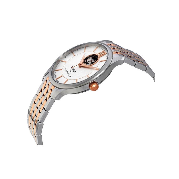Tissot Junya Kollektion Automatik Mechanisches Uhrwerk 30m Wasserdichtigkeit Herrenuhren Uhr 40mm Weißes Zifferblatt T063.907.22.038.01