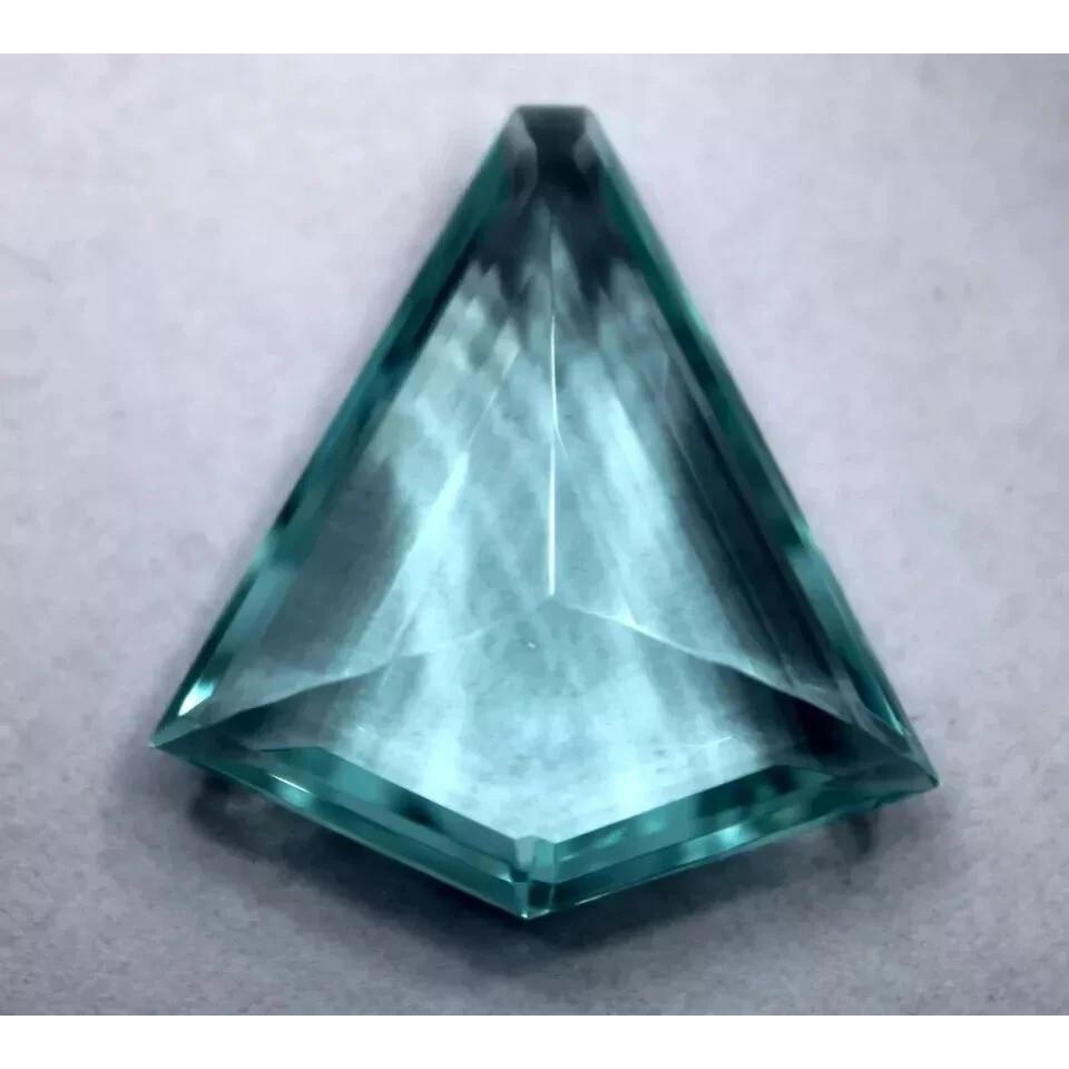 46-48 Ct Natural Blue Aquamarine Fancy Cut Beautiful Certified Loose Gemstone