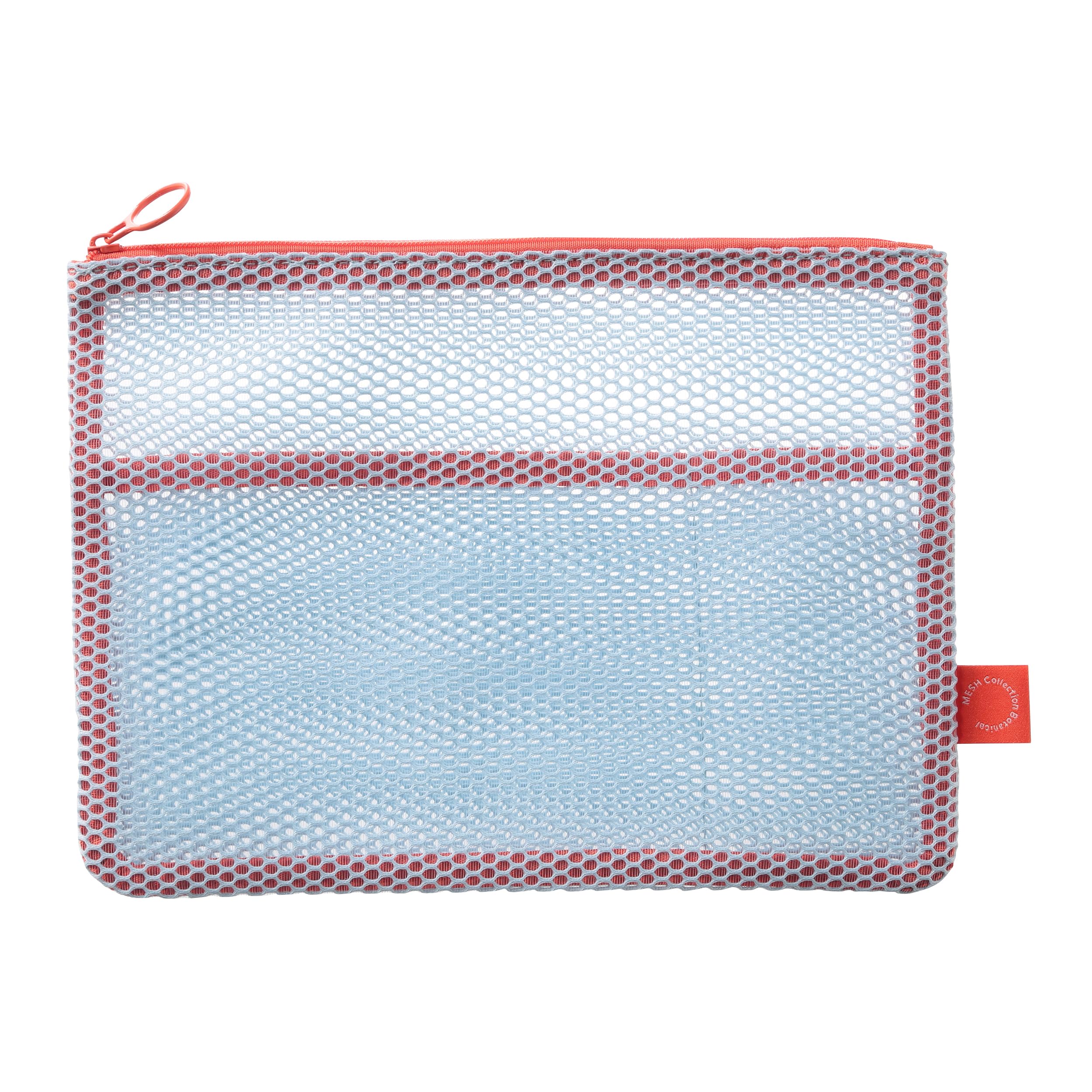 Mesh Collection Flat Pouch A5 Sunrise Blue Marks MSH-PO22-BL