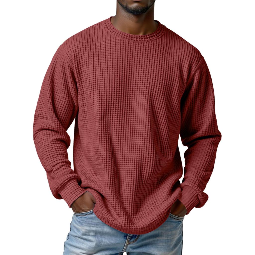 Men's Knit Casual Collar Pullover , Long Sleeve Daily Wear