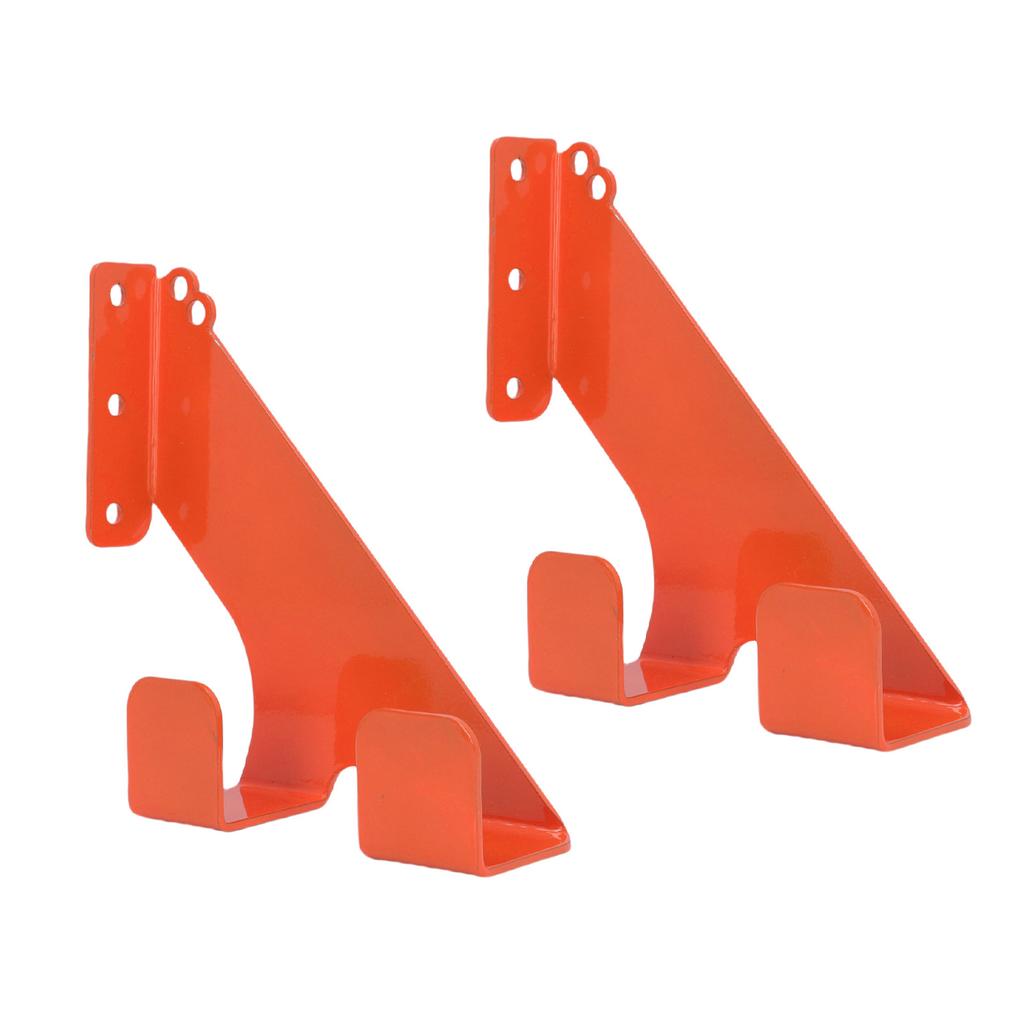 2Pcs Chainsaw Hanger Wall Mount Rack 3 In 1 Heavy Duty Holder with Hook Garage Storage Shed