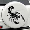 Personalized Car Styling Bumper Stickers 3D Big Scorpion Drawing Cover Decal Car Vinyl Body Scratch Sticker Reflective L8F5
