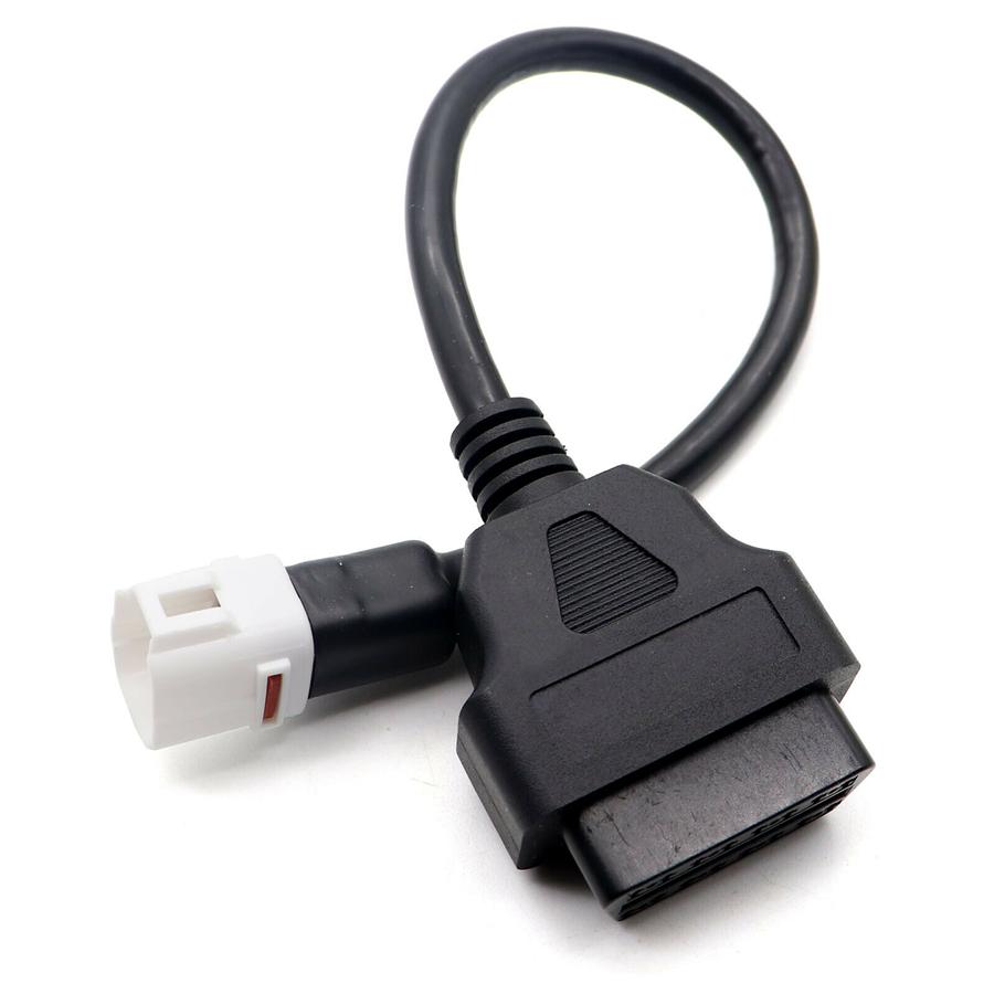 Diagnostic 4 Pin To OBD2 OBDII Cable Harness Adapter for Yamaha