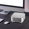 Anti-Slip Mini Desktop Computer Holder For Mac Mini M4 2024 Transparent Cooling Pc Stand Bracket Base
