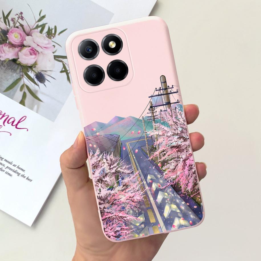 

For Cover Honor X8 Phone Case TFY-LX1 TFY-LX2 TFY-LX3 Bumper Popular Flower Cats Soft Cover For Honor 70 Lite X6 X6s X8 5G Funda Honor 70 Lite