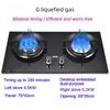 4.5KW Household Flippable Gas Cooker Desktop Embedded Dual-purpose Nine Chamber Strong Fire Stove Kitchen Cooking Utensils