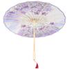 CALLARON Traditional Japanese Oiled Paper Umbrella with Floral Silk Classic Retro Dance Umbrella for and Party Lightweight 270g with Wooden Handle