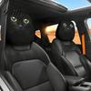 Protective Auto Headrest Protectors Halloween Car Cover, Scary Pattern Print Stretchable Universal Fit Interior Decor Protector, Breathable Polyester