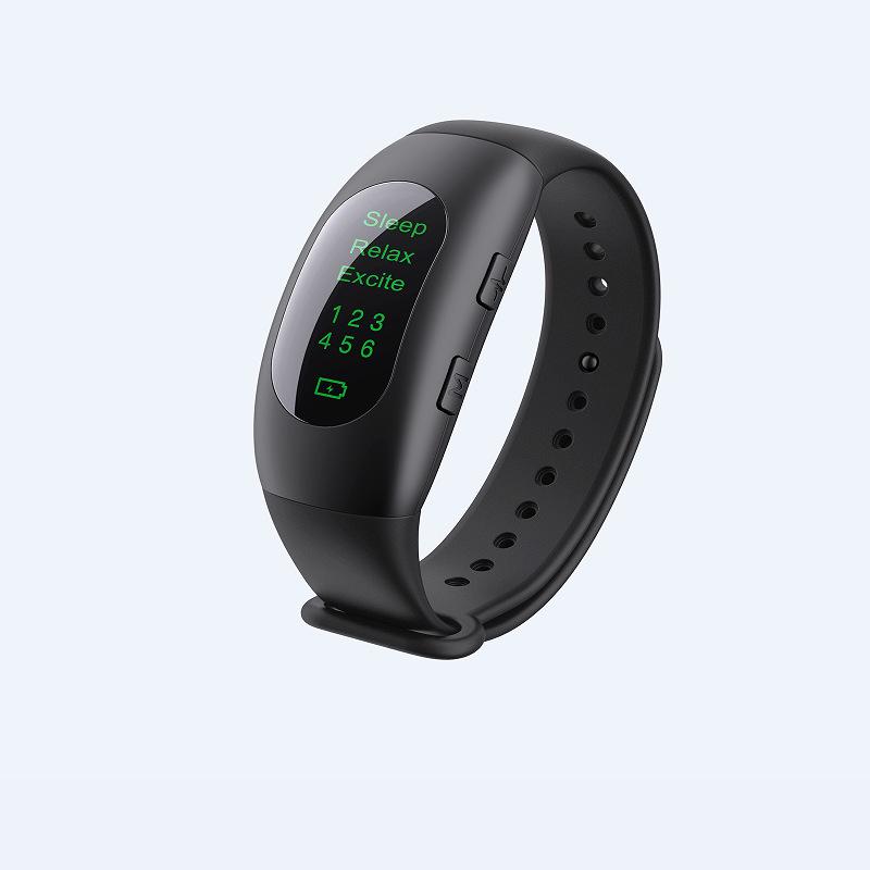 Portable CES Microcurrent Sleep Monitor Bracelet чёрный