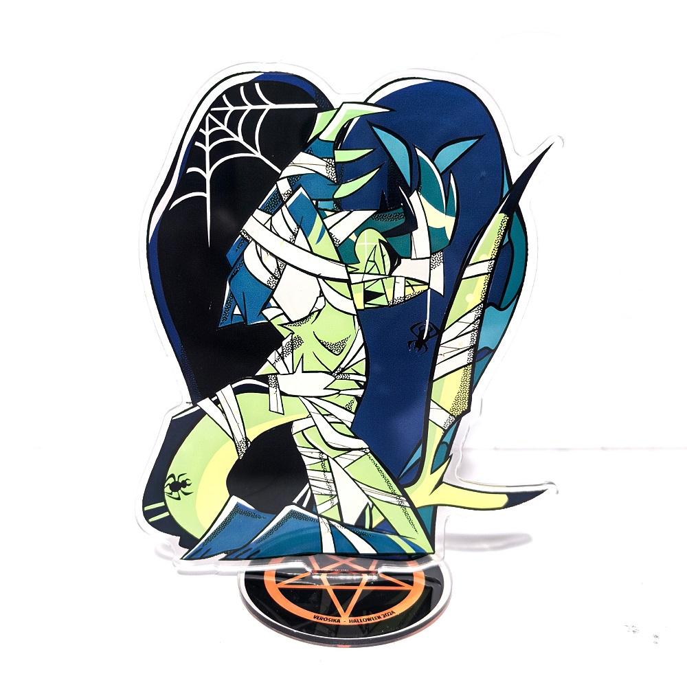 Helluva Boss Anime Figure Acrylic Stand Model Plate 1pc Blitzo Desk Decor Standing Sign Game Fans Gift Ornaments Stand Model