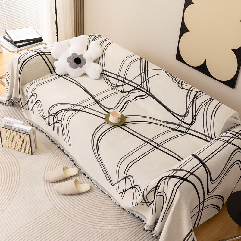 Simple Style Sofa Cover Cloth Dust Towel Sofa Blanket No Fading No Pilling Sofa Cover