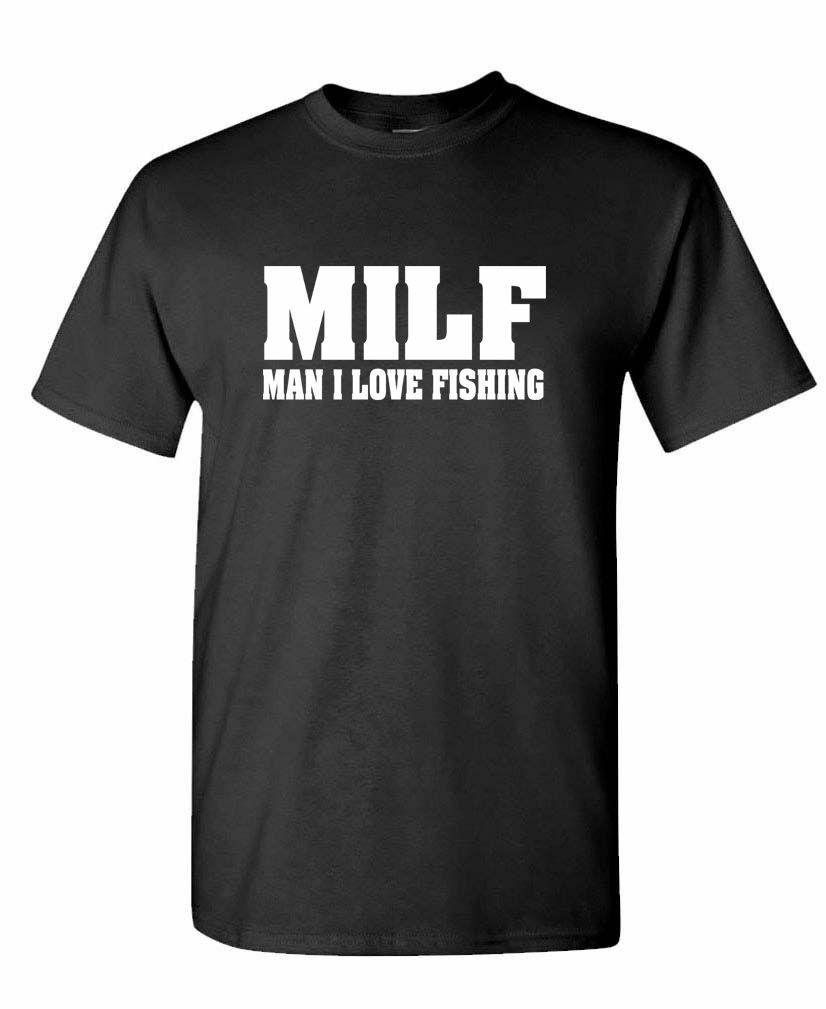 MILF - Man I Love FISHING - funny angler - Unisex T-Shirt S