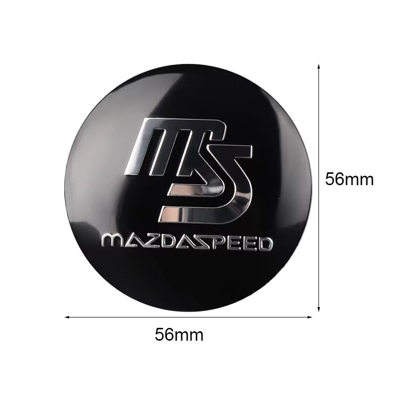4 Stück/Set Auto Radnabenkappen Aufkleber für Mazda 2 3 5 6 Axela Atenza Speed 6 CX-3 CX-4 CX 5 CX-7 CX-8 CX-9 Demio MPS Miata