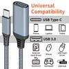 USB-C To USB 3.0 OTG Data Cable Adapter for Fast Charging and Extension