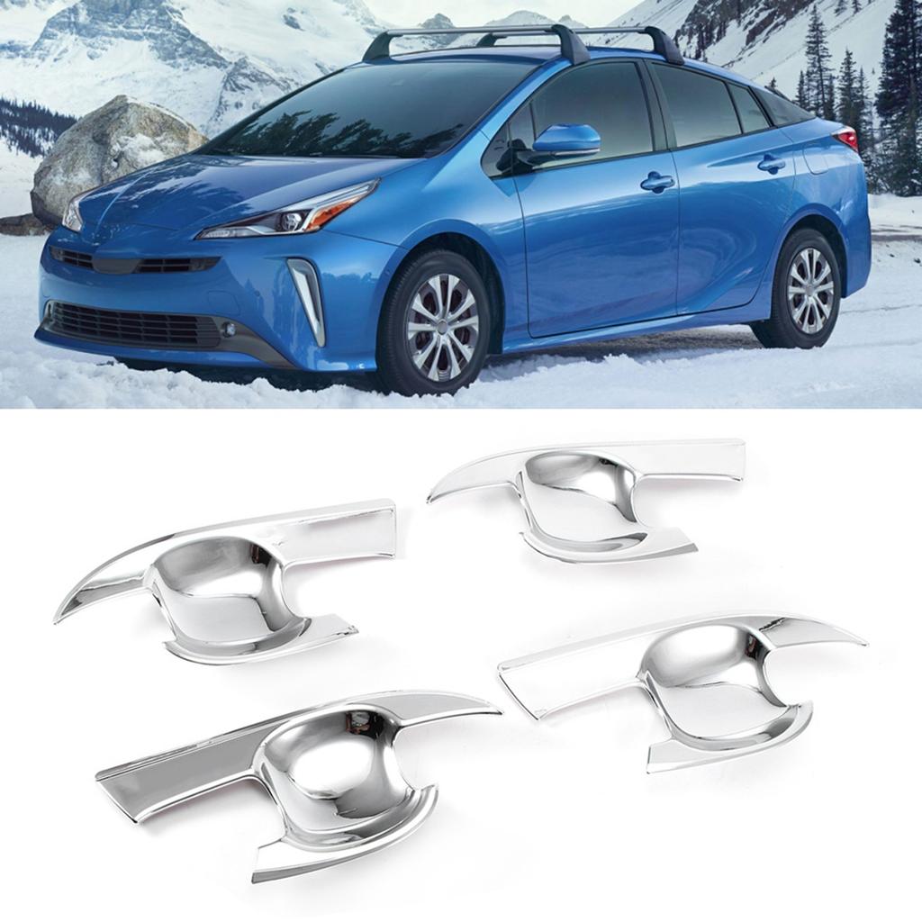 4 st Bilsidodörrskålskydd Trim Passar för Prius Hatchback 2019‑2020