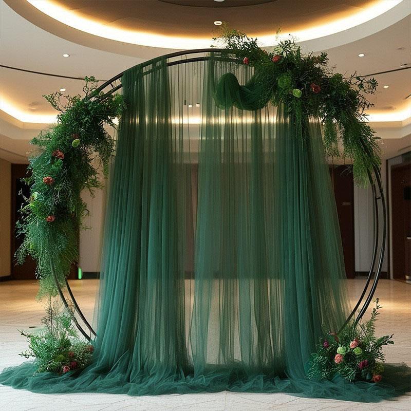 10/5/3/2/1M Wedding Tulle Backdrop Curtains,Sheer Backdrop Curtains,Birthday Party Baby Shower,Photography Backdrop Decoration