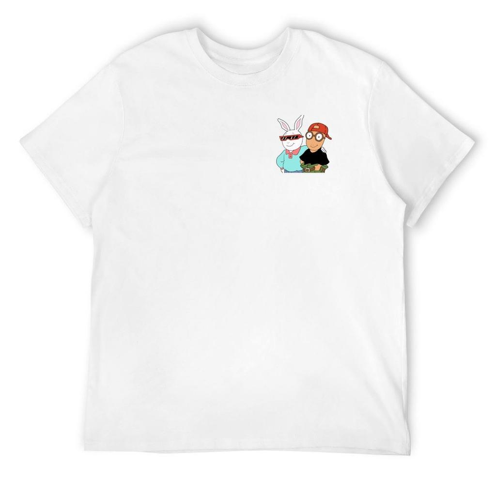 Arthur und Buster T-Shirt Grafikshirts schlichte süße Kleidung Kleidung für Männer