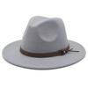 Popular European and American Cotton Retro Fedora Hat Men's and Women's British Style Jazz Hat Ethnic Top Hat