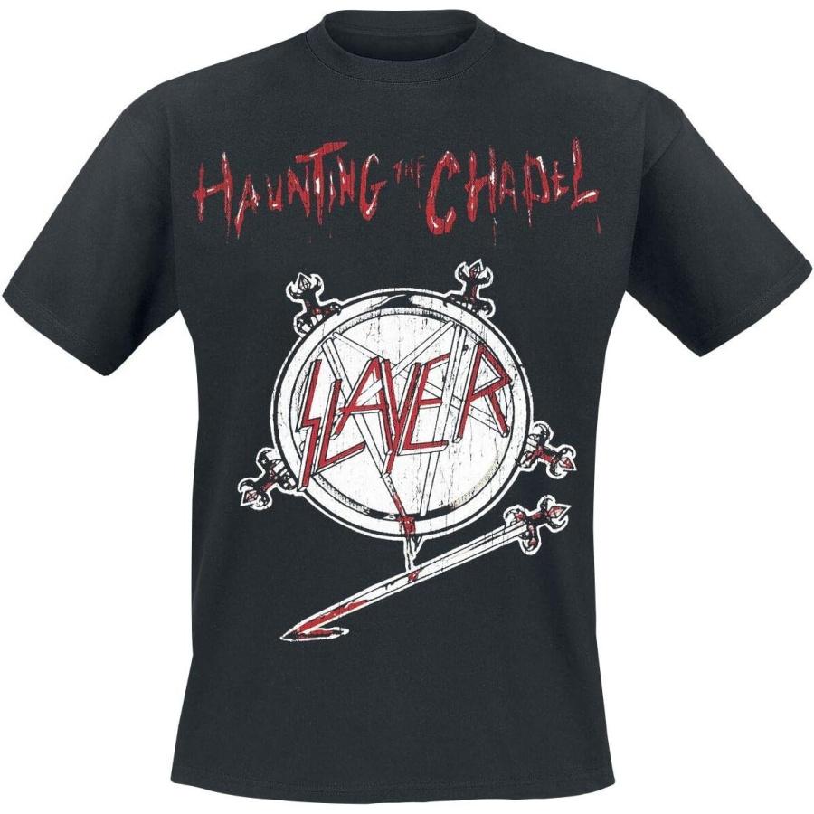 

Slayer Haunting The Chapel T-Shirt (Medium) Black XXXXXL різнокольоровий