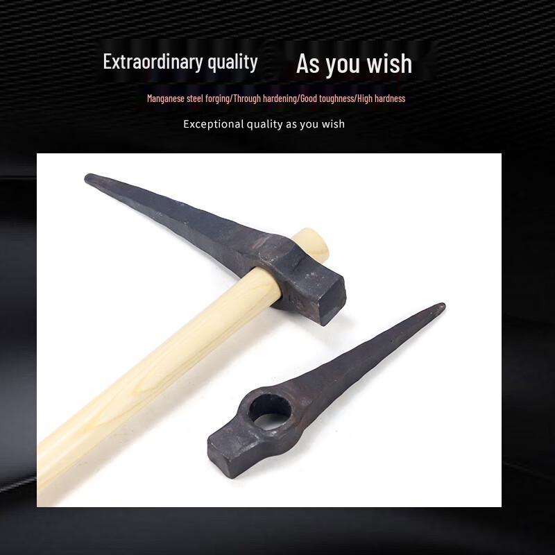 Hand-Forged Outdoor Pickaxe